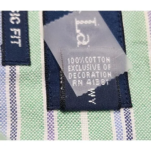 Ralph Lauren‎ Men's Size XL Long Sleeve Striped Button Down Shirt - Picture 6 of 12